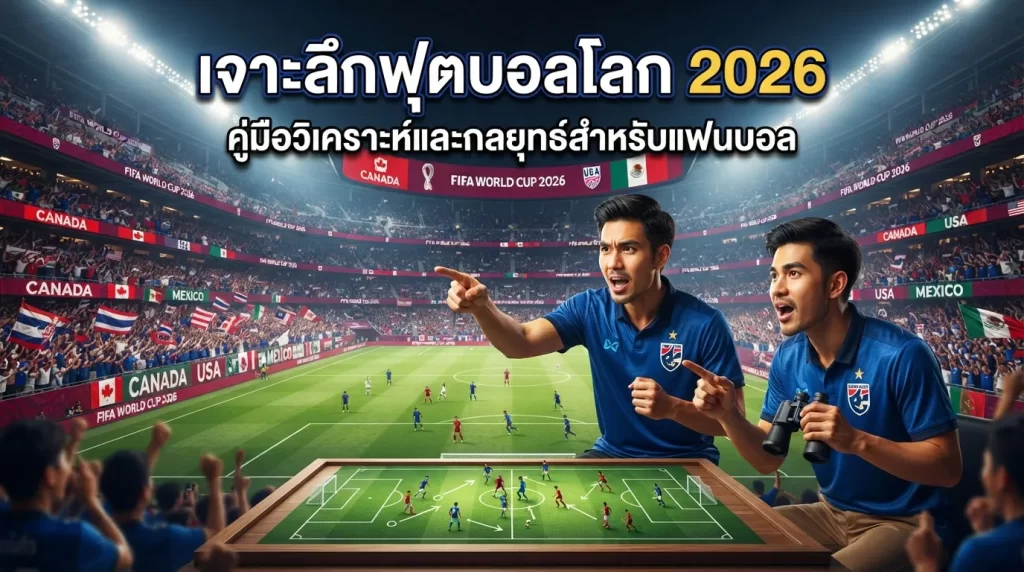 เจาะลึกฟุตบอลโลก 2026: คู่มือวิเคราะห์และกลยุทธ์สำหรับแฟนบอล