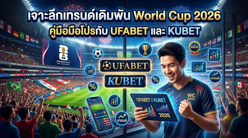 เจาะลึกเทรนด์เดิมพัน World Cup 2026: คู่มือมือโปรกับ UFABET และ KUBET