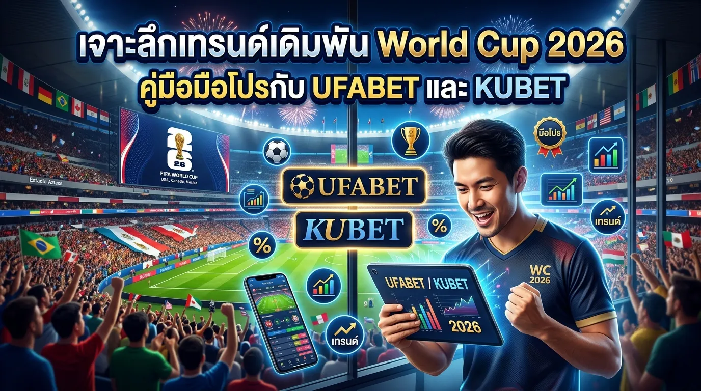 เจาะลึกเทรนด์เดิมพัน World Cup 2026: คู่มือมือโปรกับ UFABET และ KUBET