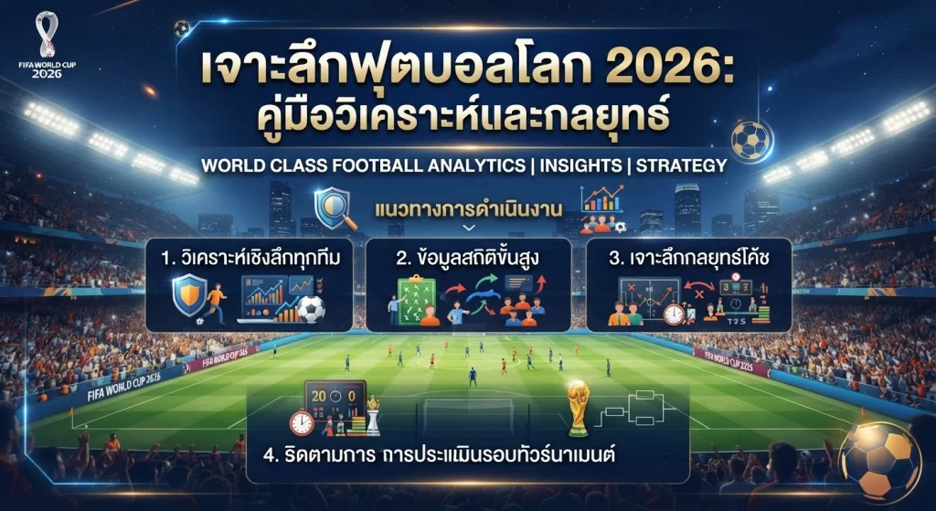 เจาะลึกฟุตบอลโลก 2026: คู่มือวิเคราะห์และกลยุทธ์